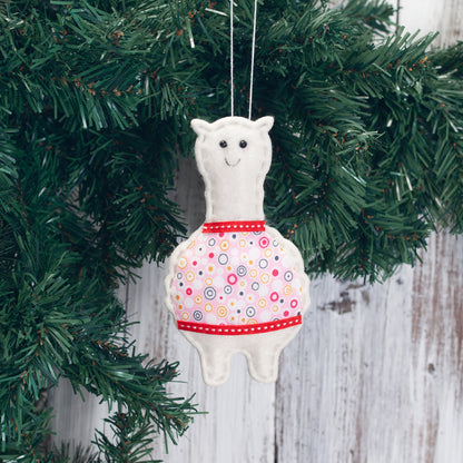 Creative Christmas Tree Alpaca Decoration Pendant Set