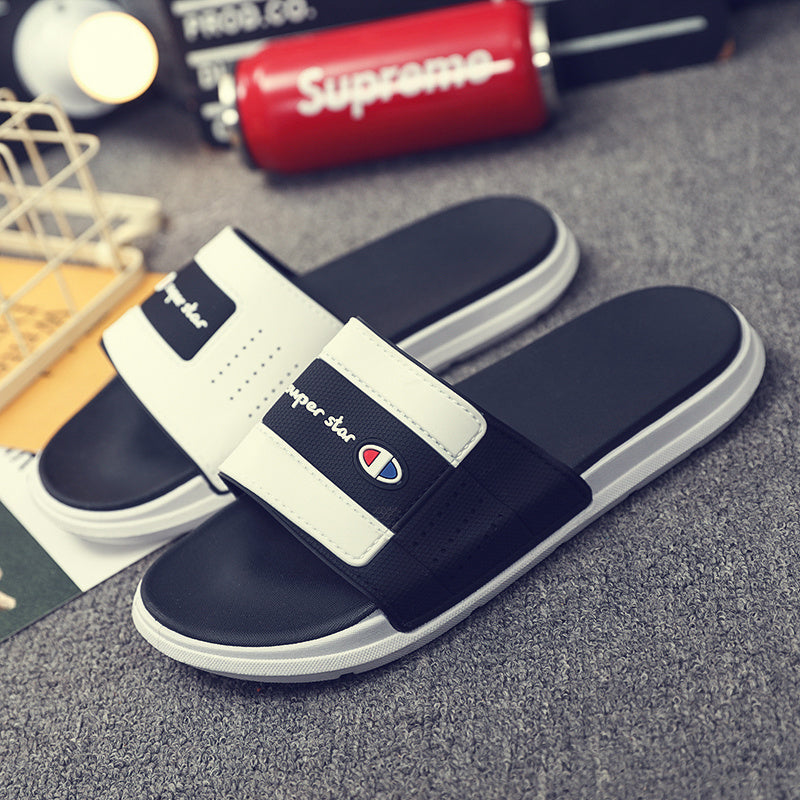 Fashionable male and female sandals