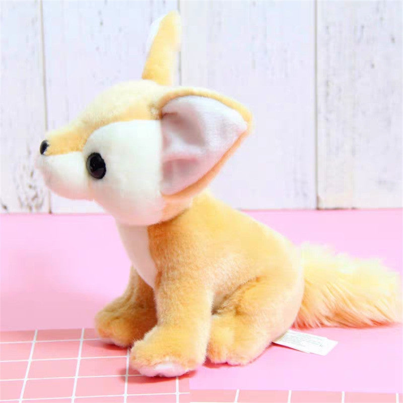 Wide-eared fox doll rag doll