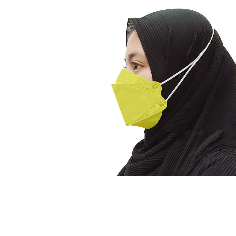 Filter Masker Korea KF94 Hijab Headloop 10pcs 4D Adult Mask