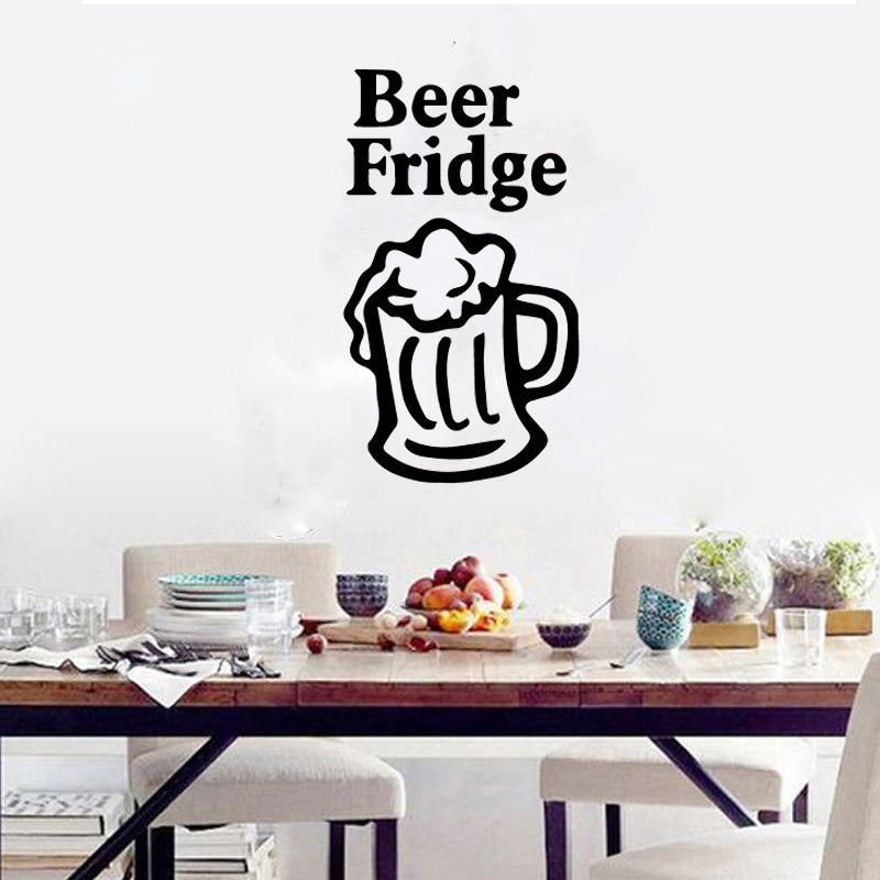 Kitchen Decoration Restaurant Window Glass Decals