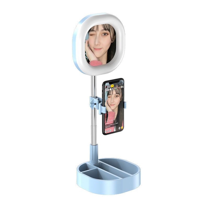 Telescopic folding RGB live fill light