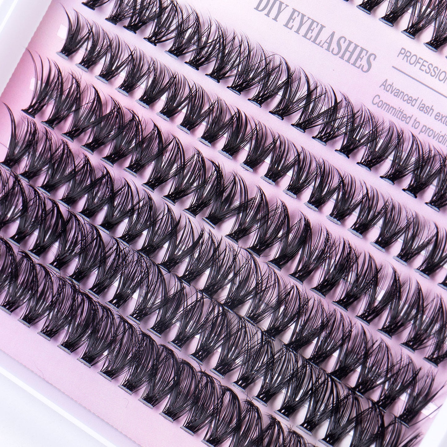 12 Rows Of 30D Plus 40D Clusters Of 240 Segmented Lashes Set