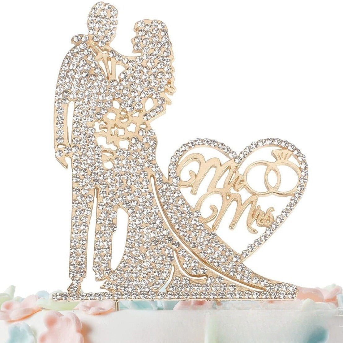 Bride And New Love Wedding Cake Insert