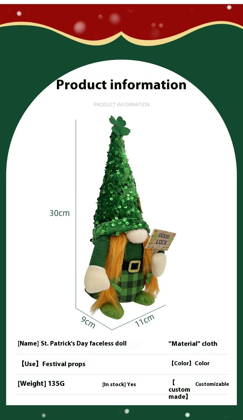 Irish St Patrick's Day Decoration Doll Ornaments