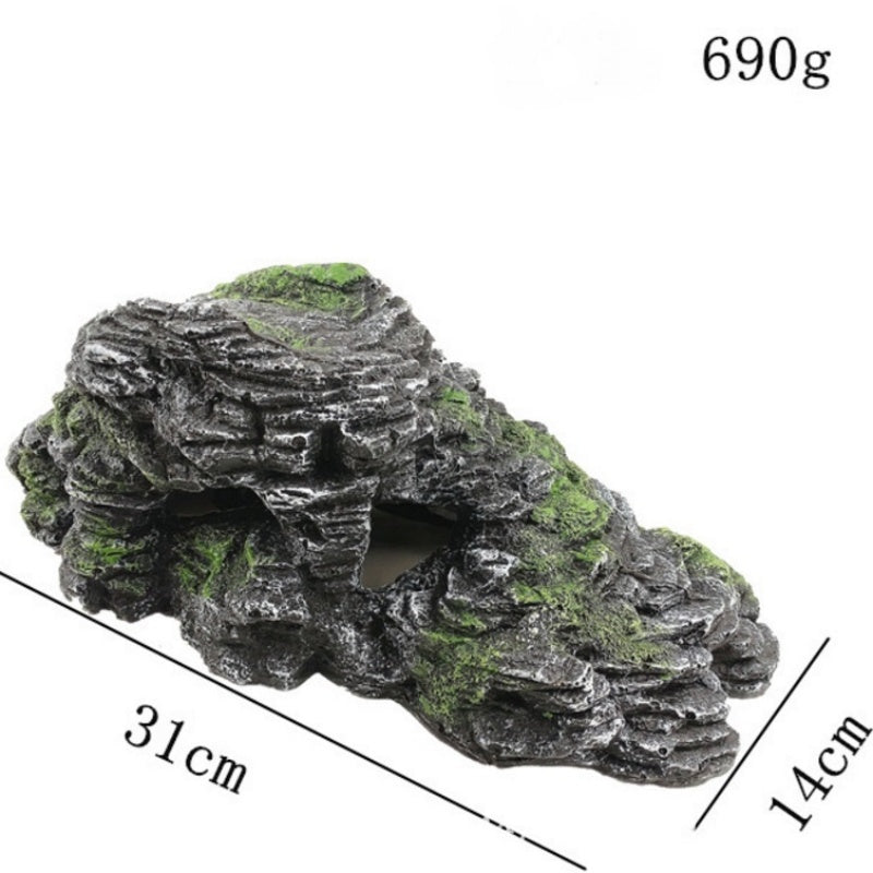 Fish Tank Aquarium Landscaping Decoration Rockery Tortoise Terrace