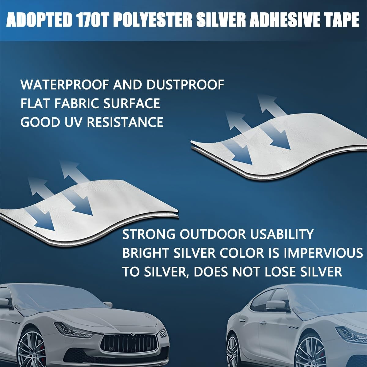 215X92 Cm Snow Proof Car Cover Ice Shade Car Foldable Windshield Sun Shade Snow Cover Automotive Ext