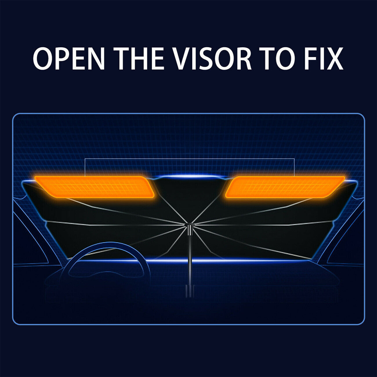 Car Window Sunshade Sun Shade Visor Windshield Cover Auto Car SunShade Foldable UV Umbrella