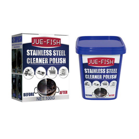 Jue-Fish Stainless Steel Cleaning Paste Kitchen Stain Remover Rust Cooktop Stove Black Dirt Cleaning Paste