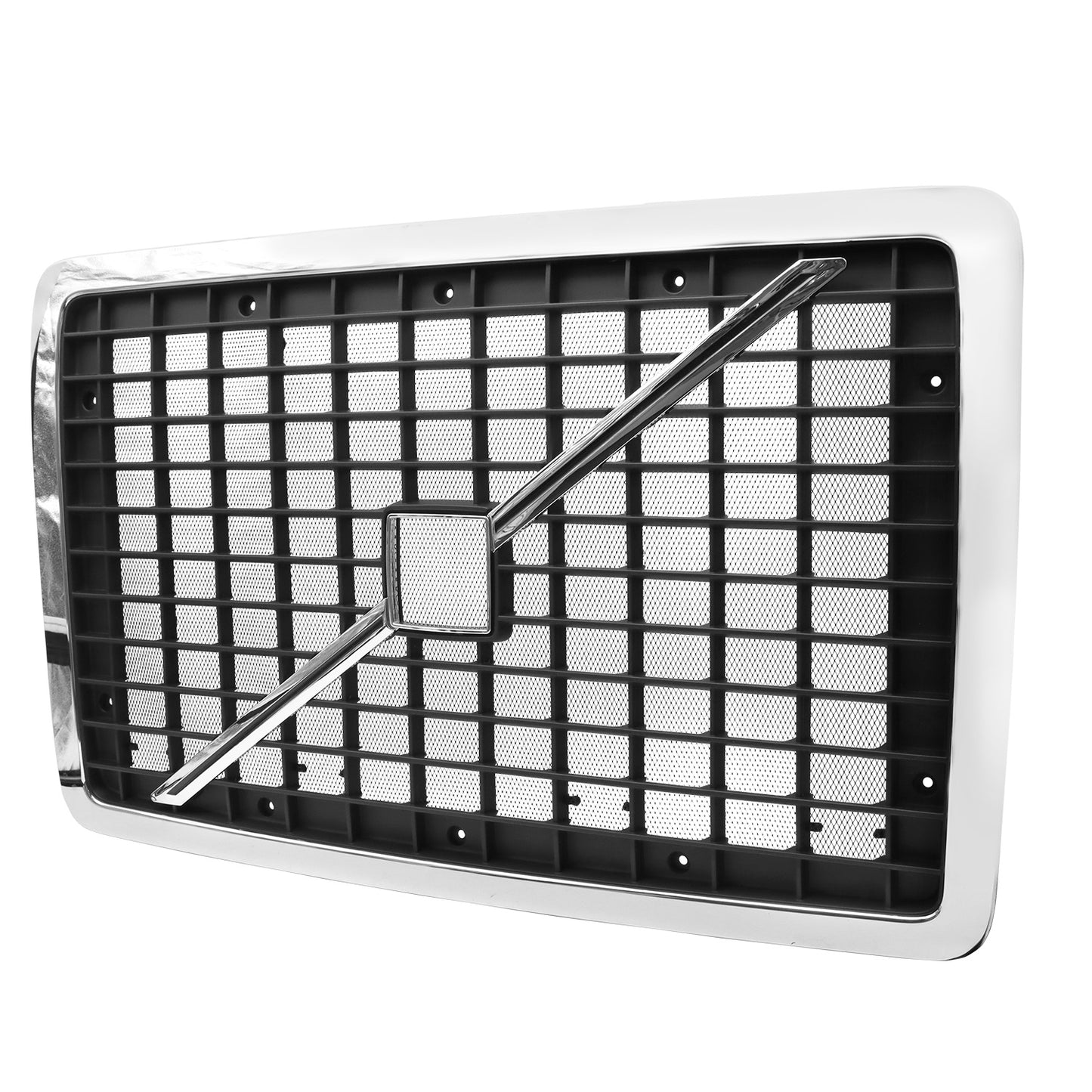 VOLVO, 2004-2017, VNL, Grille, US Version, Chrome Black, With Insect-proof Net