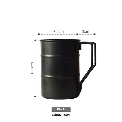 Distressed Camping Mug Outdoor Stainless Steel Coffee Cup