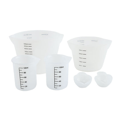 Multi-specification Silica Gel Measuring Cup 6-piece Set