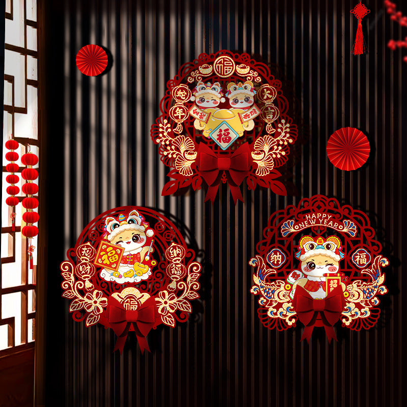 Creative New Year Door Decoration Supplies