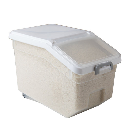 Kitchen Rice Bucket Household Sealed Rice Box 20 Kg