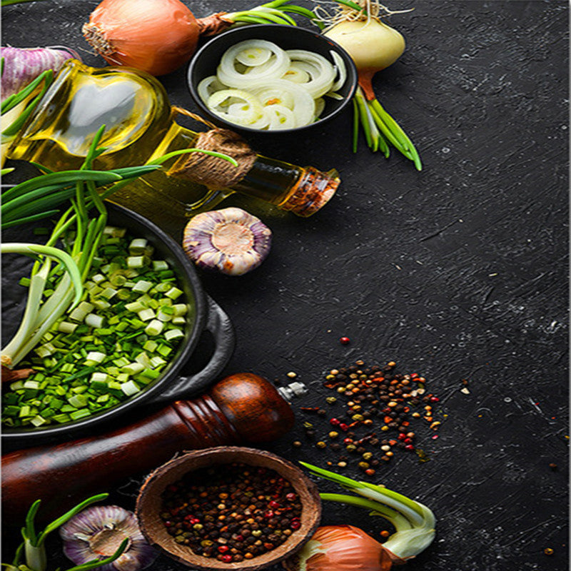 Kitchen Theme Mixed Vanilla And Spice Canvas Painting Poster Canvas Painting Wall Art Kitchen Restaurant Decoration