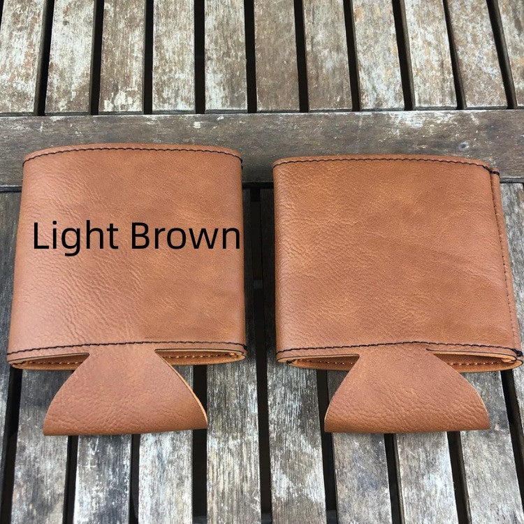 Beer Bottle Set Leather Beer Mug Sleeve