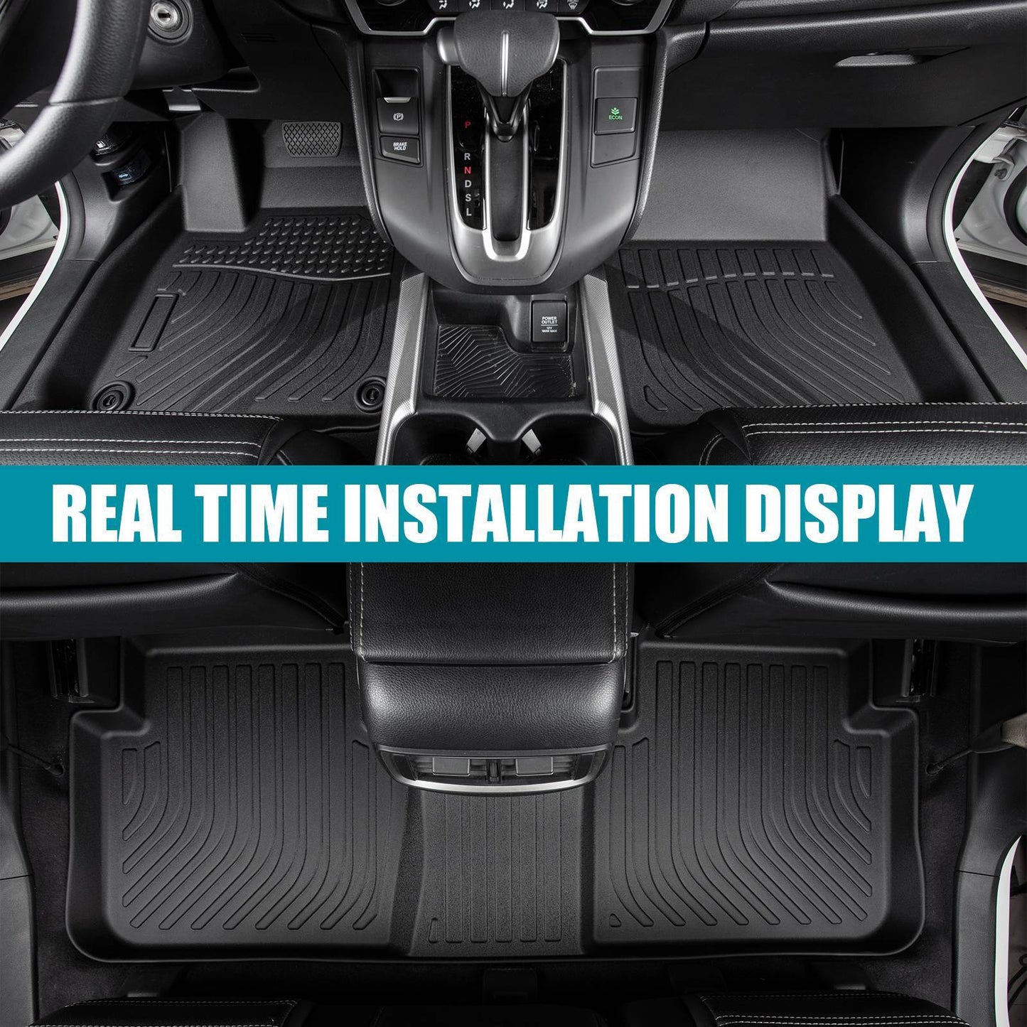 Car Floor Mats For 21-23 Hyundai Elantra & 22-23 Elantra N Cargo Liners Carpet