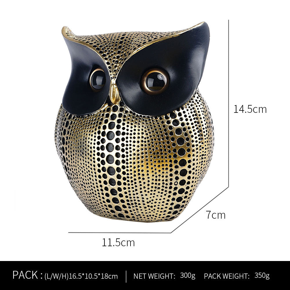 Owl Resin Craft Decoration Home Soft Decoration