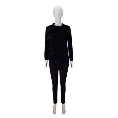 Velvet leisure sports suit