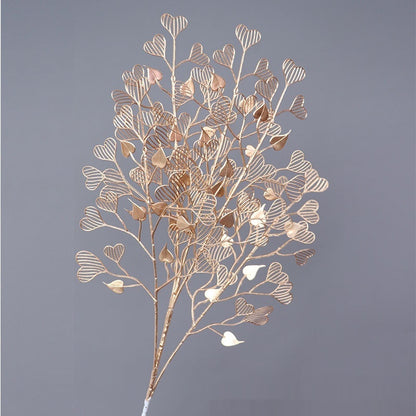 Gold Artificial Flower Bucket Lunar New Year Flower Decoration