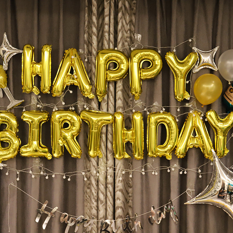 Birthday Decoration Balloon One Year Old Decoration Package