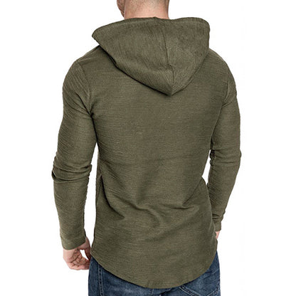 Men's leisure sports sweater coat