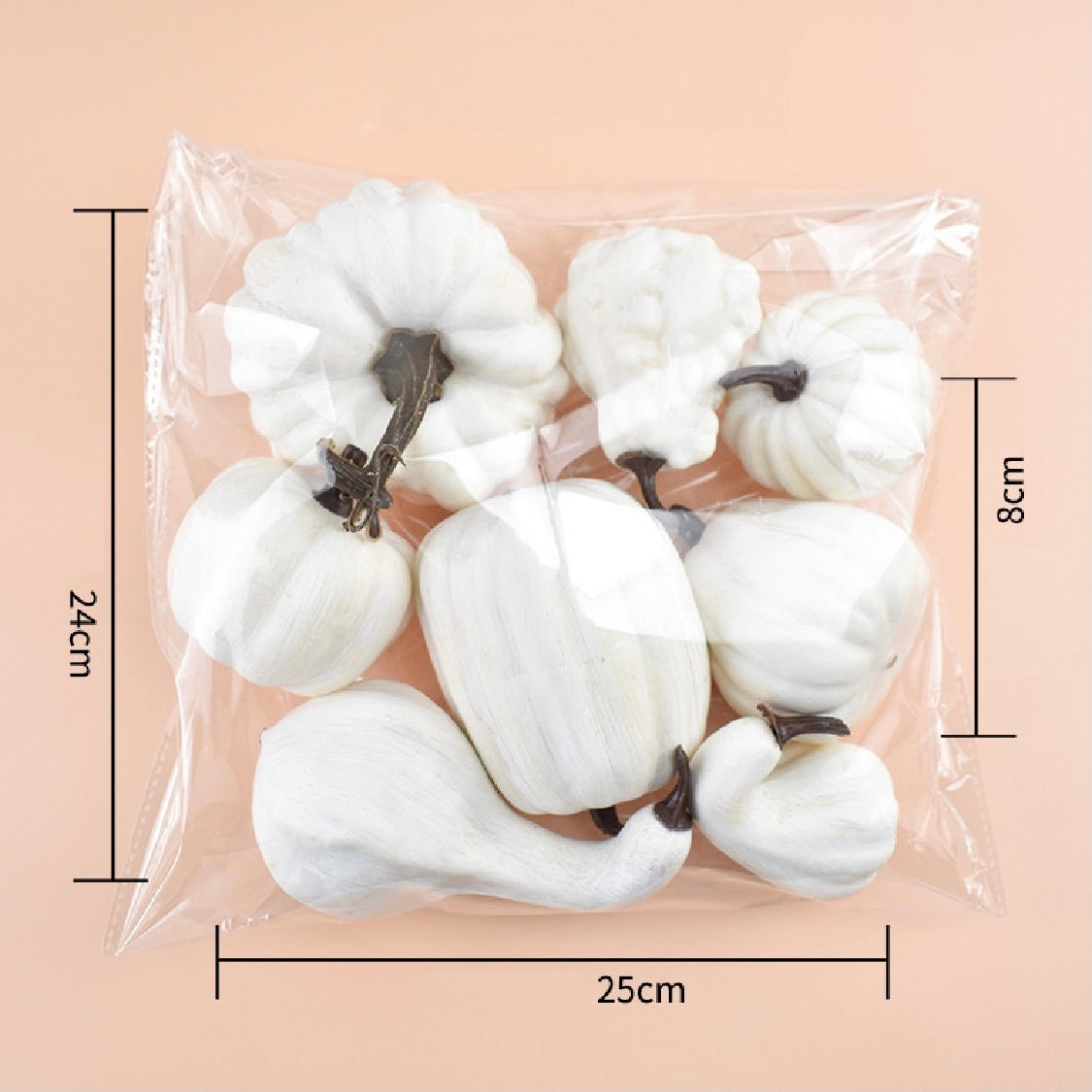 Autumn Pastoral Style Simulation Pumpkin Acorn Maple Leaf Pine Cone Halloween Diy Decoration Props