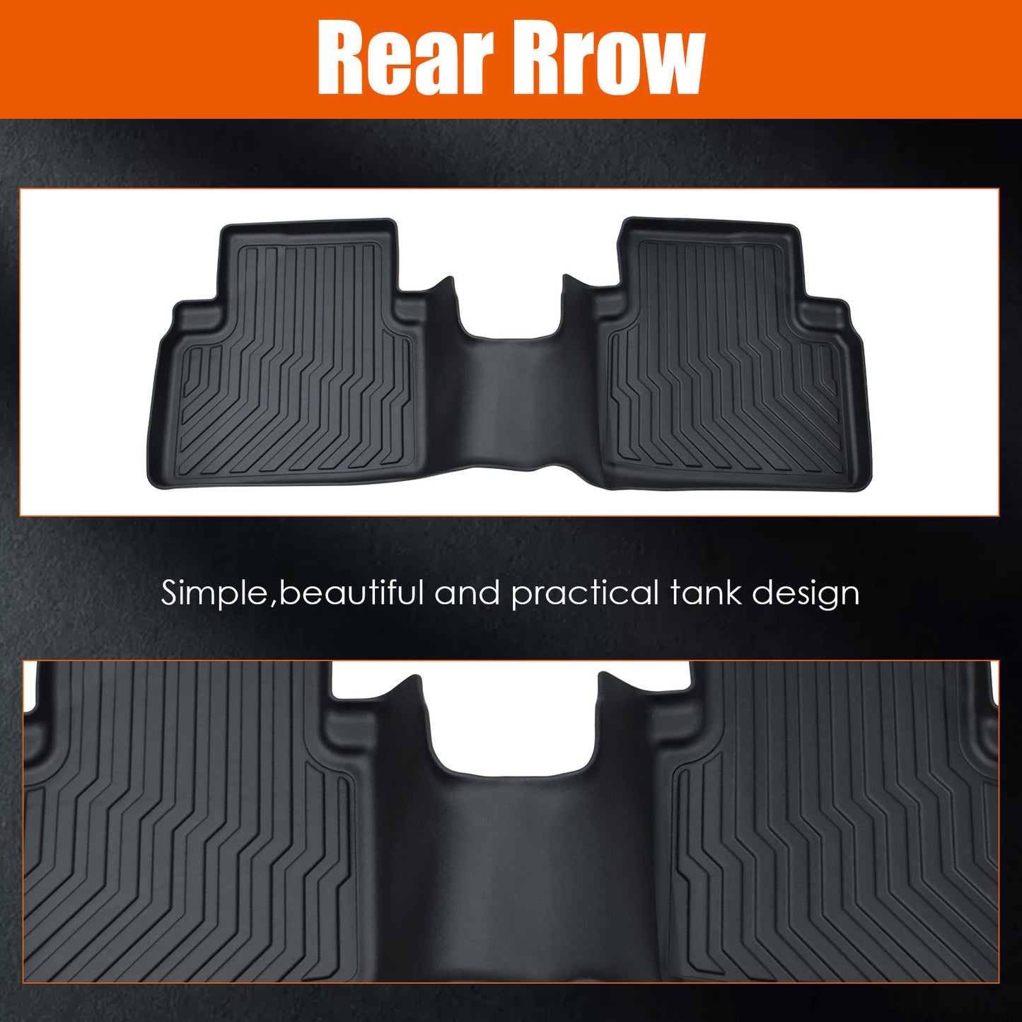 TPE Rubber Car Floor Mats All-Weather For 08-12  Accord