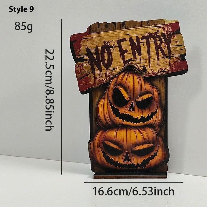 Wooden Retro Creative Decoration Halloween Decoration