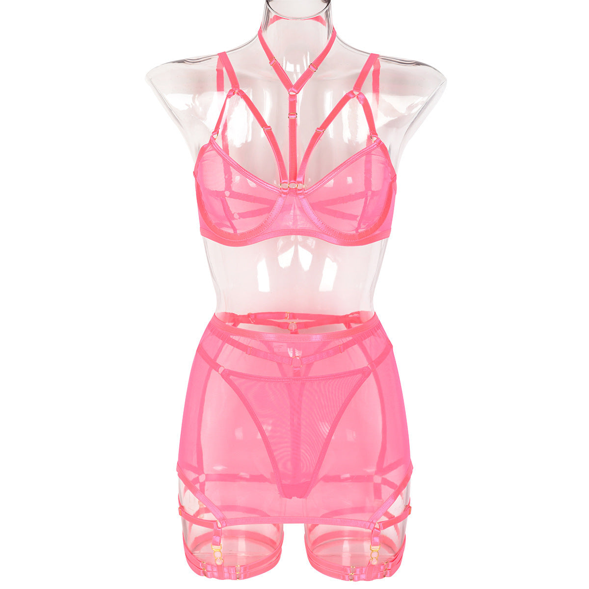 Lady Sexy Underwear Three-piece Set