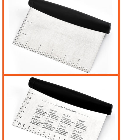 Stainless steel flour cut with scaled sausage powder knife powdered dough cut kitchen baking tool