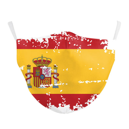 Children's flag calico mask