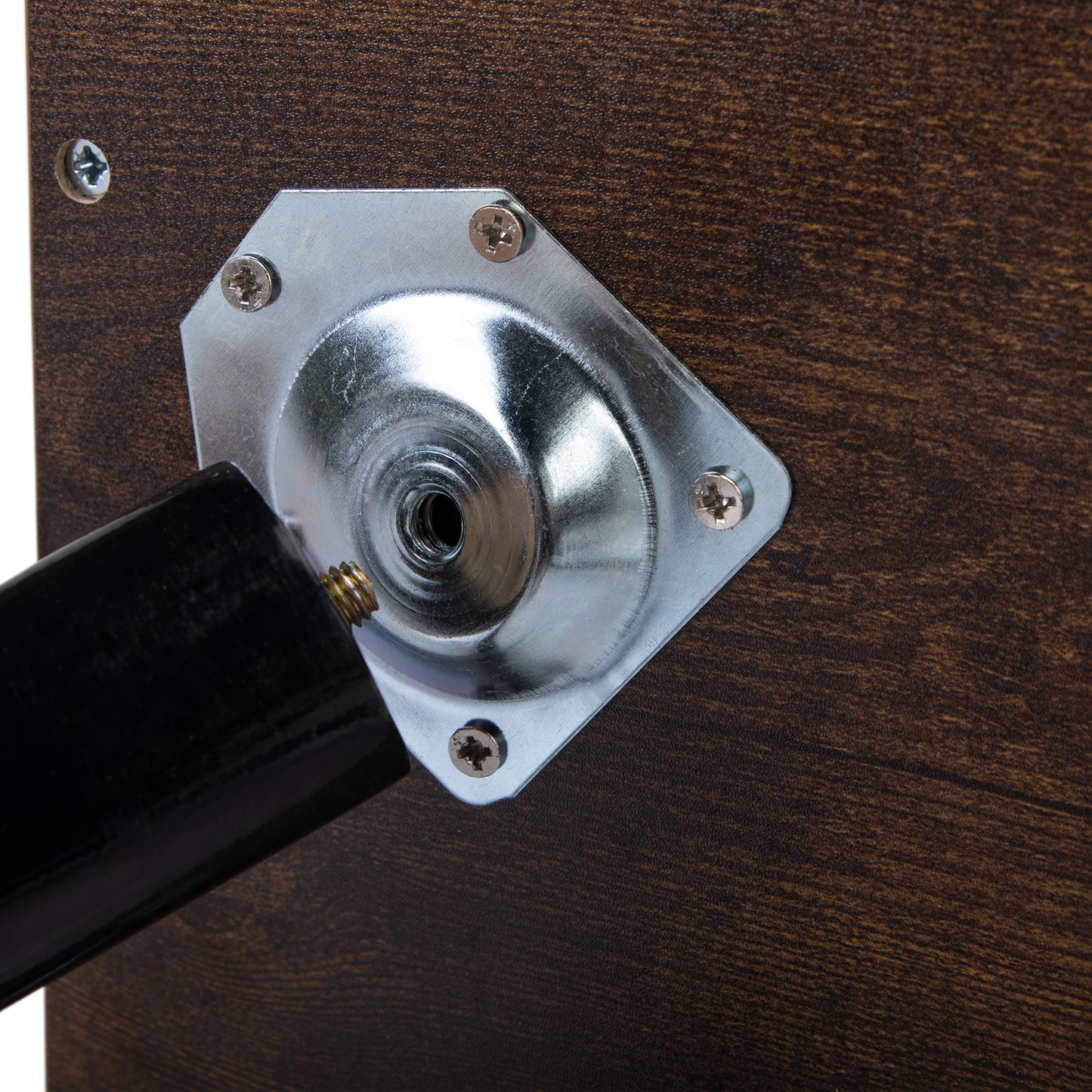 Set Of 2 Mid Century Wood Side Tables W  Storage Drawer For Bedroom,Brown Black