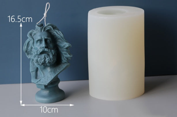 Marseille Head Candle Mold