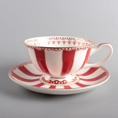 Creative Ceramic Coffee Cup Saucer Set