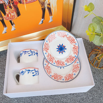 Ceramic Cup Set With Creative Home Coffee