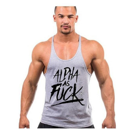 HOODED SKULL BODYBUILDING TANK TOP