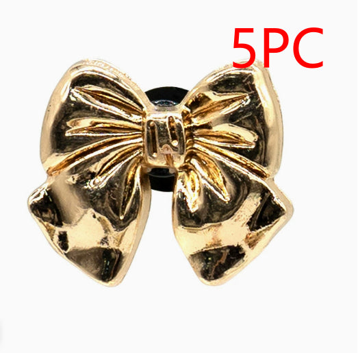 Metal Hole Shoes Accessories Buckle High Sense