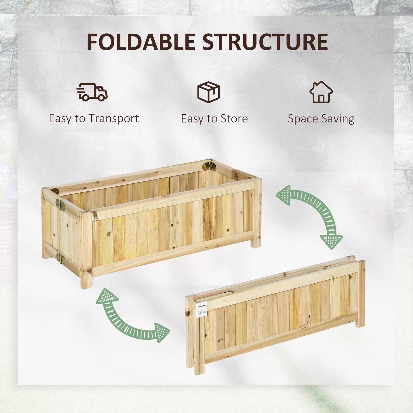 Foldable Raised Garden Bed