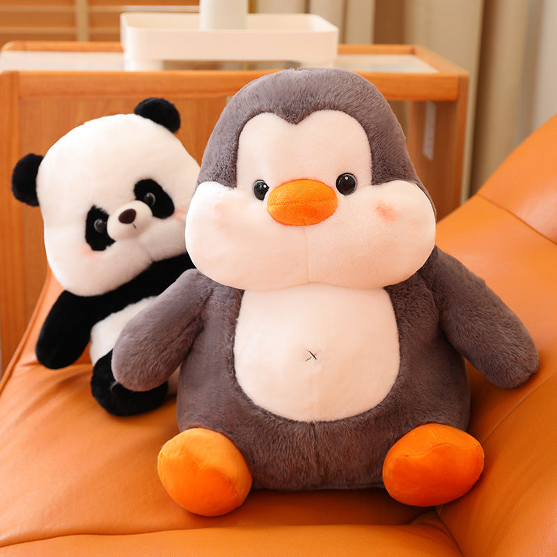 Little Panda Penguin Doll Doll Pillow