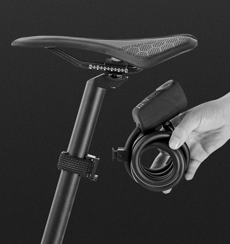 Bicycle lock alarm horn