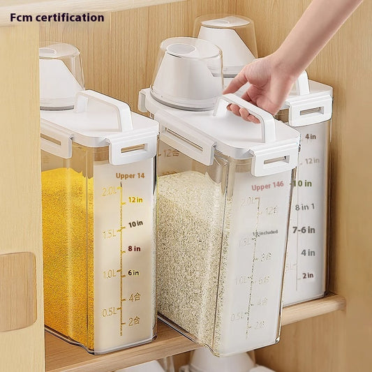 Household Storage Tank Food Grade Noodle Jar Rice Cereals Storage Box