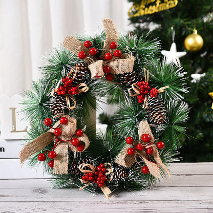 Christmas Decorations Garland Window Layout Door Hanging