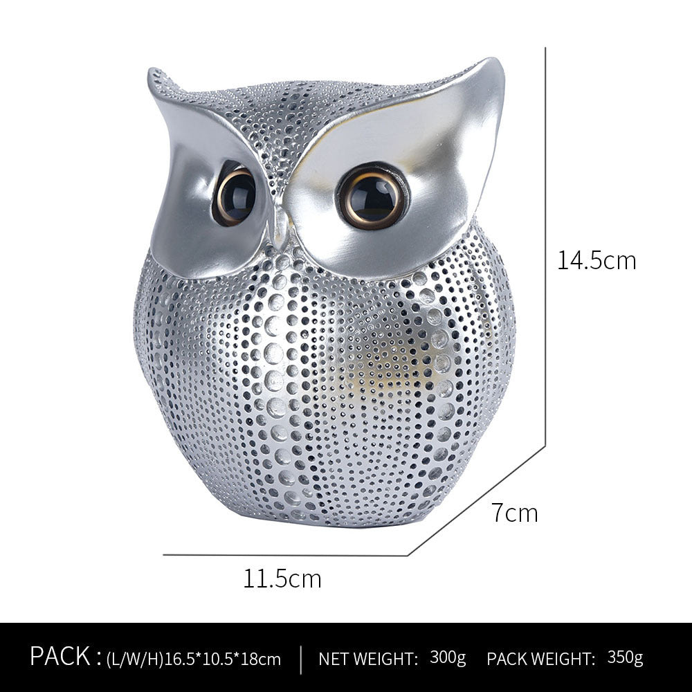 Owl Resin Craft Decoration Home Soft Decoration