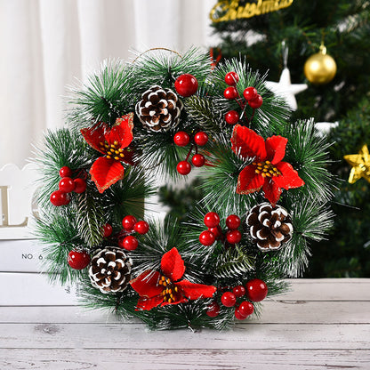 Christmas Decorations Garland Window Layout Door Hanging