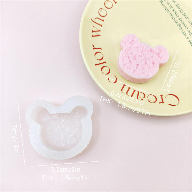 Creative Replica Bread Silicone Fondant Cake Decoration Tool DIY Handmade Pinch Mold