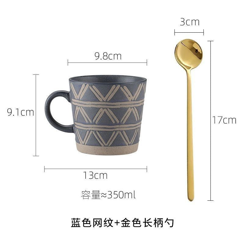 Stoneware Mug Coffee Cup Couple Water Cup