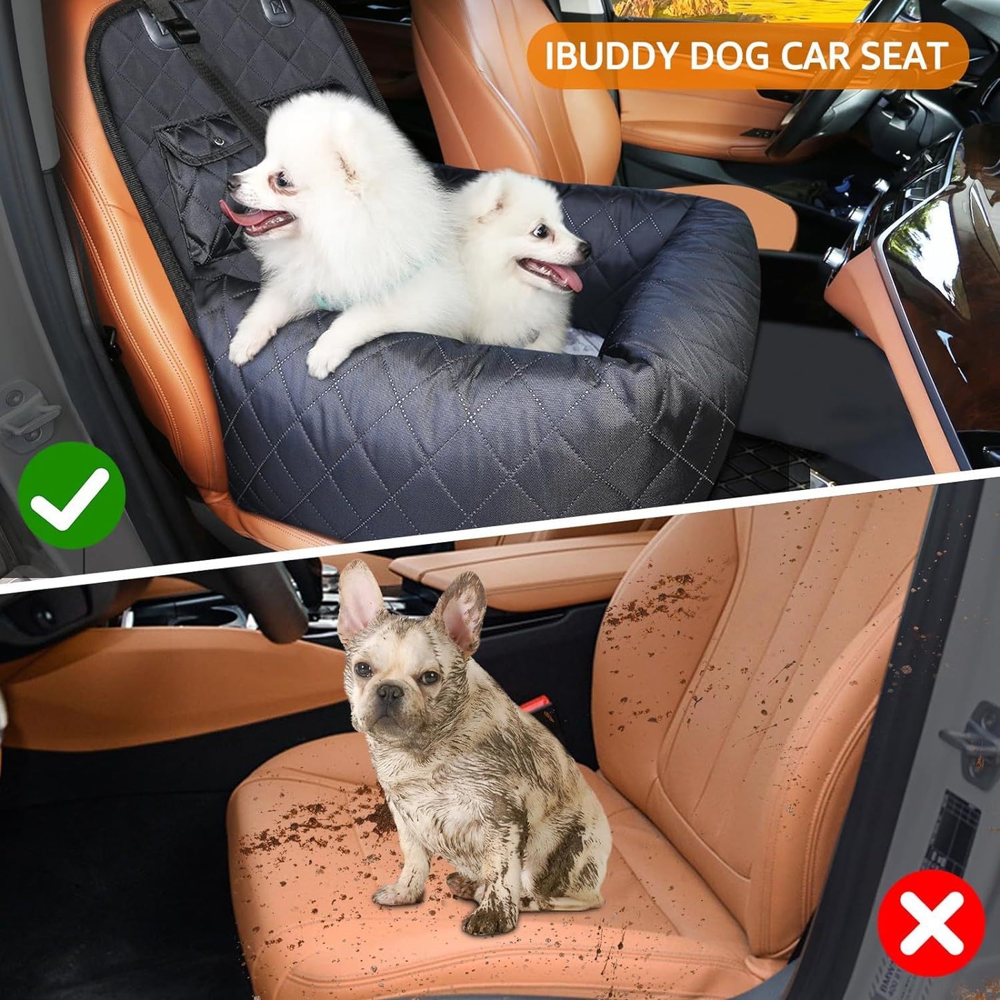 Car Waterproof Back Seat Pet Cover Protector Mat Safe Travel Accessories For Cat Dog Pet Carrier Car Front Rear Seat Mat Cushion