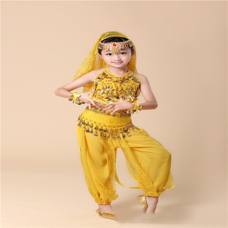 Yongda Jiayi Children's Belly Dance Highlight Suit Children's Indian Dance Performance Costume Children Performance Wear