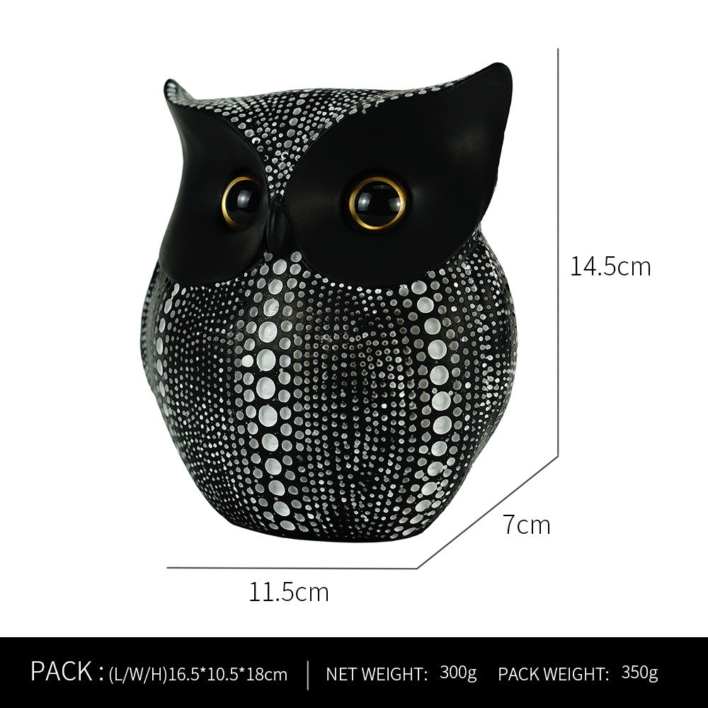 Owl Resin Craft Decoration Home Soft Decoration